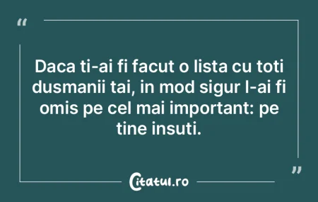 Accept haosul, nu sunt sigur ca haosul m...