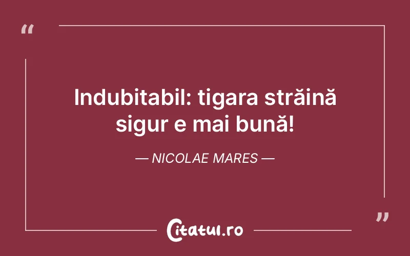Citat Nicolae Mares - citate viata
