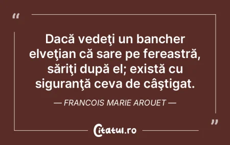 De câte ori cineva se jertfeşte pentru...