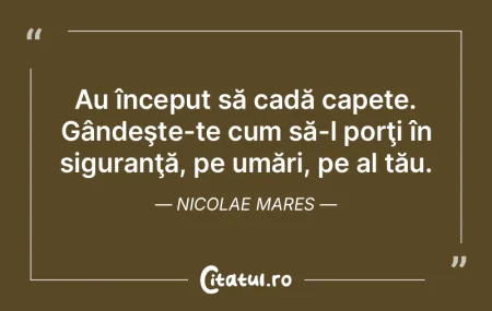 Singurele drumuri despre care ştiu sigu...