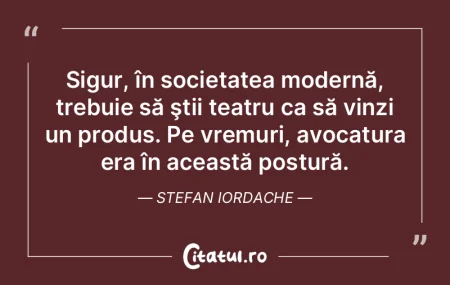 Perioada de operetă m-a ajutat foarte m...
