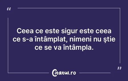 Speranţa e cu siguranţă cu totul altc... Speranţa e cu siguranţă cu totul altc...