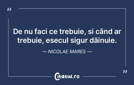 Sigur, harnicul sfințește locul. Nicol...