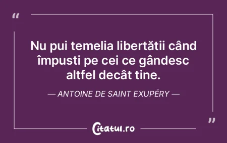 Libertatea fanteziei nu este un refugiu ...