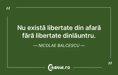 Nu există nici libertate, nici cultură...