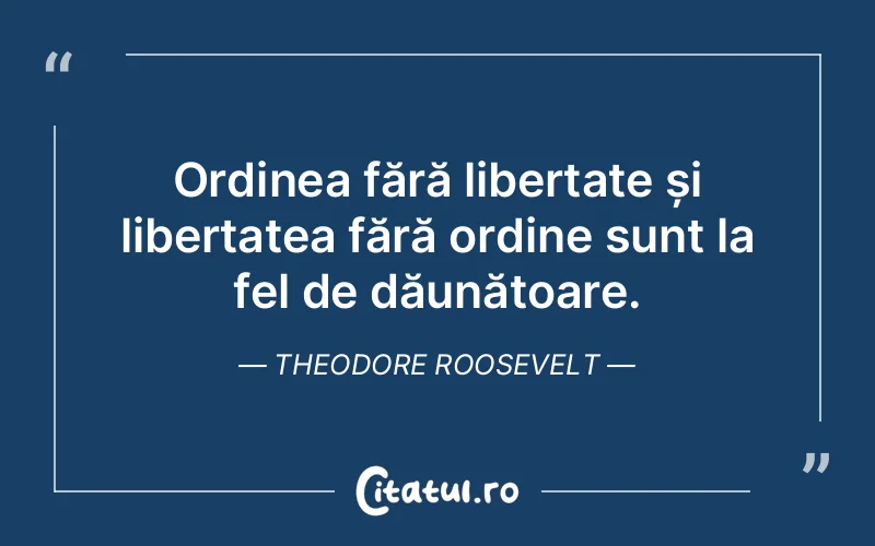 Citat Theodore Roosevelt - citate viata