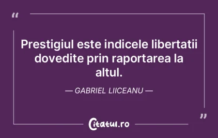 Caracteristica libertății este dreptul...