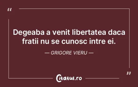 Libertatea nu este un drept, ci o obliga... Libertatea nu este un drept, ci o obliga...