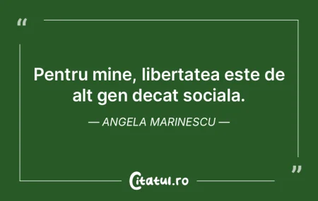Libertatea nu e un drept, e asumarea unu... Libertatea nu e un drept, e asumarea unu...