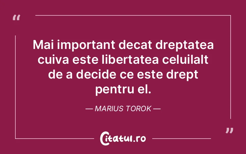 Citat Marius Torok - citate viata