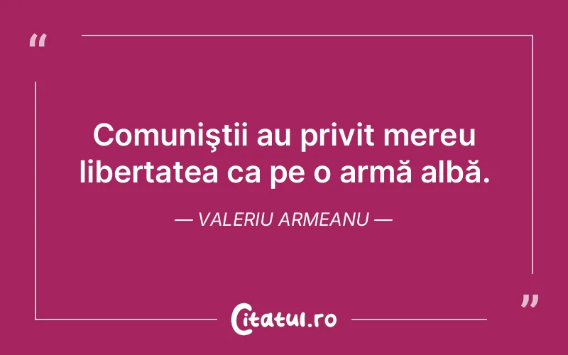 Citat Valeriu Armeanu - citate viata