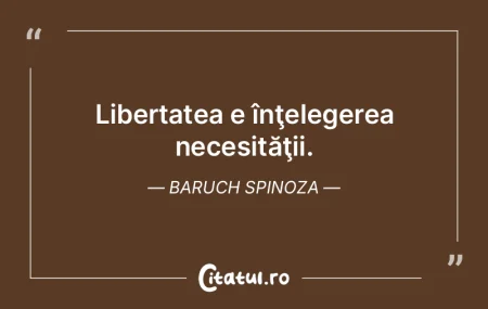 Dacă vrei să fii liber, există doar o...