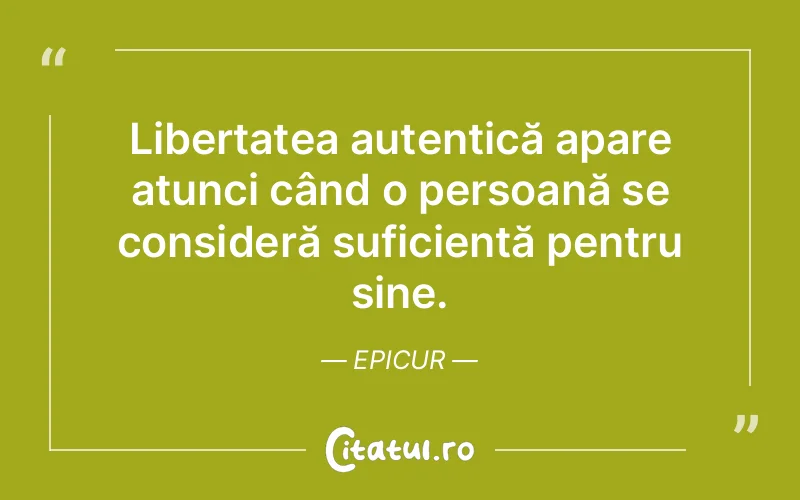 Citat Epicur - citate viata