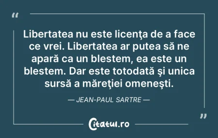 Individualitatea este libertatea trăitÄ... Individualitatea este libertatea trăitÄ...