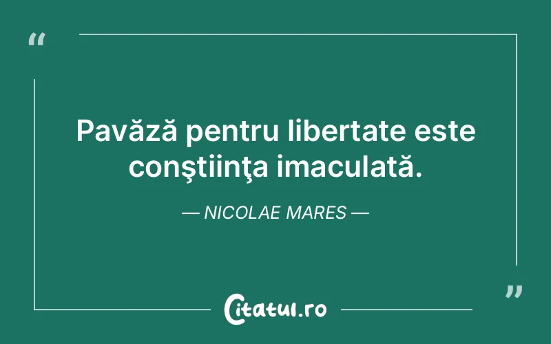 Citat Nicolae Mares - citate viata