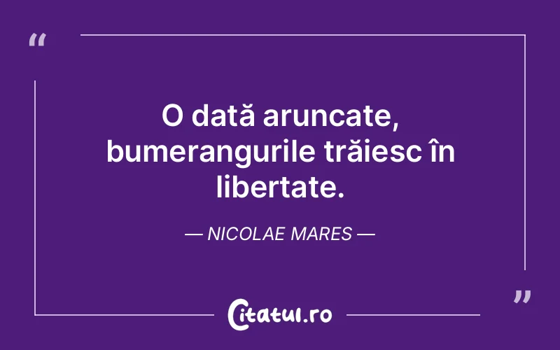 Citat Nicolae Mares - citate viata