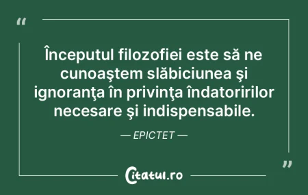 Cunoaşterea greşelilor e începutul sa... Cunoaşterea greşelilor e începutul sa...