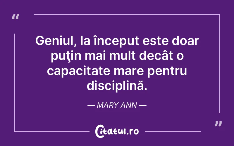 Citat Mary Ann - citate viata