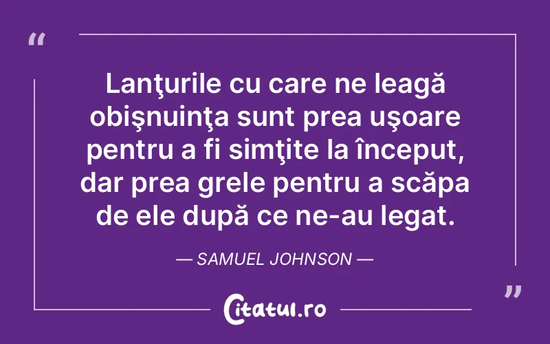 Citat Samuel Johnson - citate viata