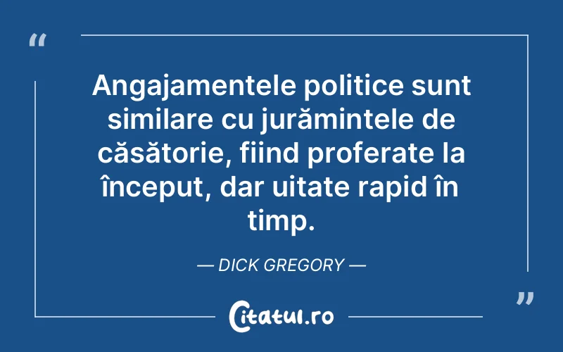 Citat Dick Gregory - citate viata