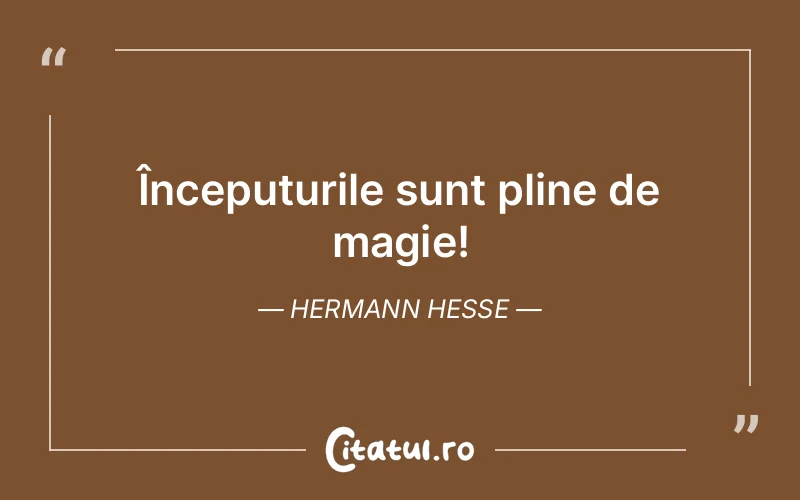Citat Hermann Hesse - citate viata