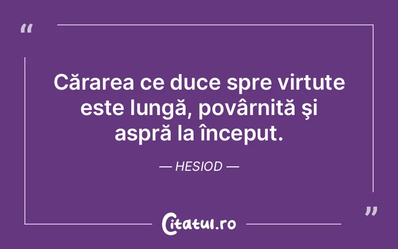 Citat Hesiod - citate viata