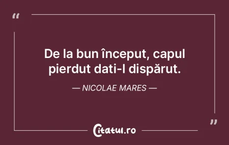 Din fiecare început, fă momentul potri...