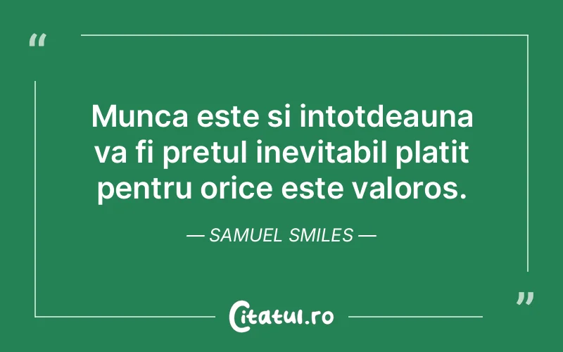 Citat Samuel Smiles - citate viata
