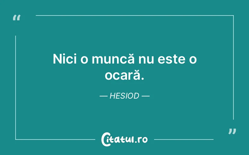 Citat Hesiod - citate viata