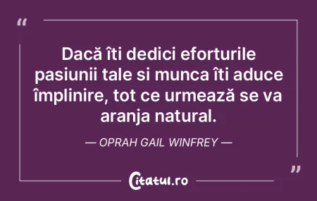 Munca ta în viaţă este seducţia deci...