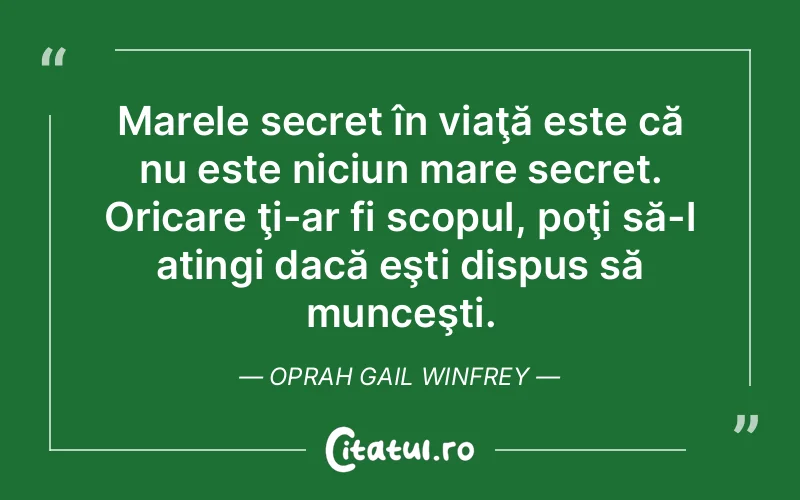 Citat Oprah Gail Winfrey - citate viata
