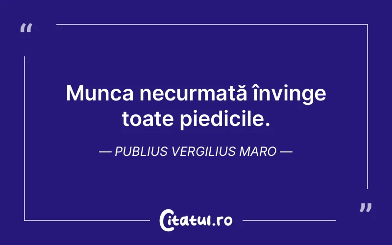 Citat Publius Vergilius Maro - citate viata