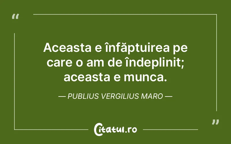 Citat Publius Vergilius Maro - citate viata