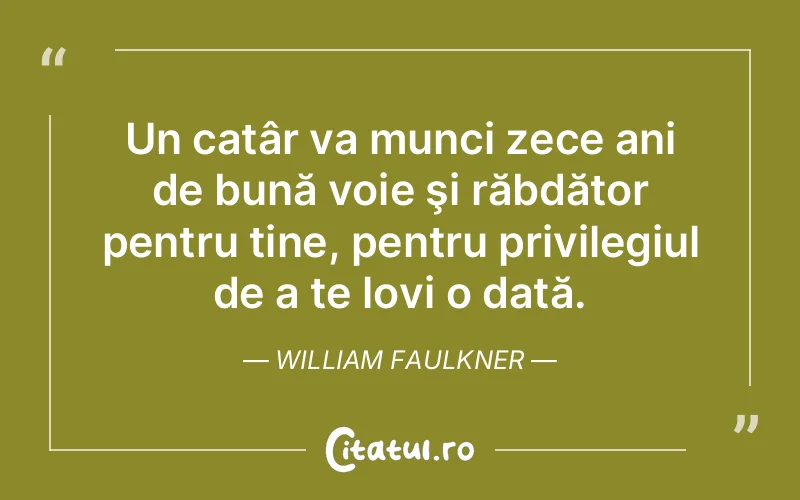 Citat William Faulkner - citate viata