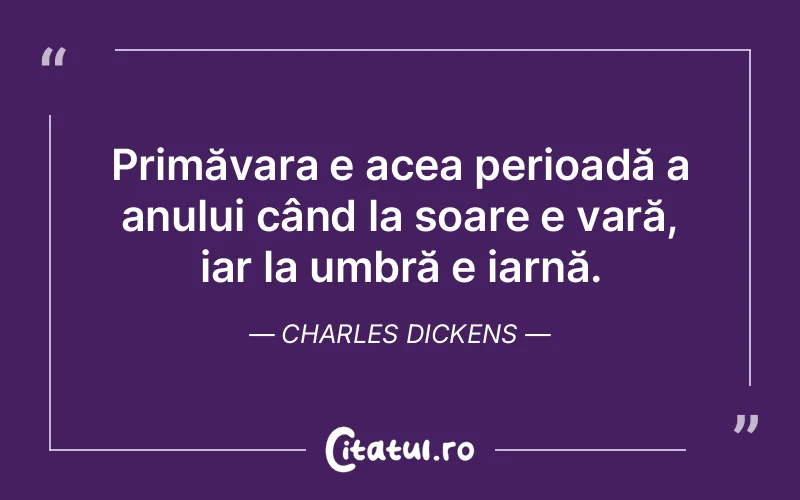 Citat Charles Dickens - citate viata