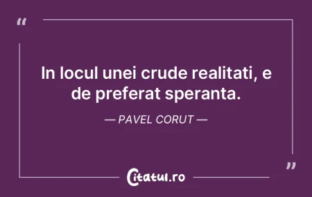 Sa ramanem ilegalisti sperantei. Cornel ... Sa ramanem ilegalisti sperantei. Cornel ...