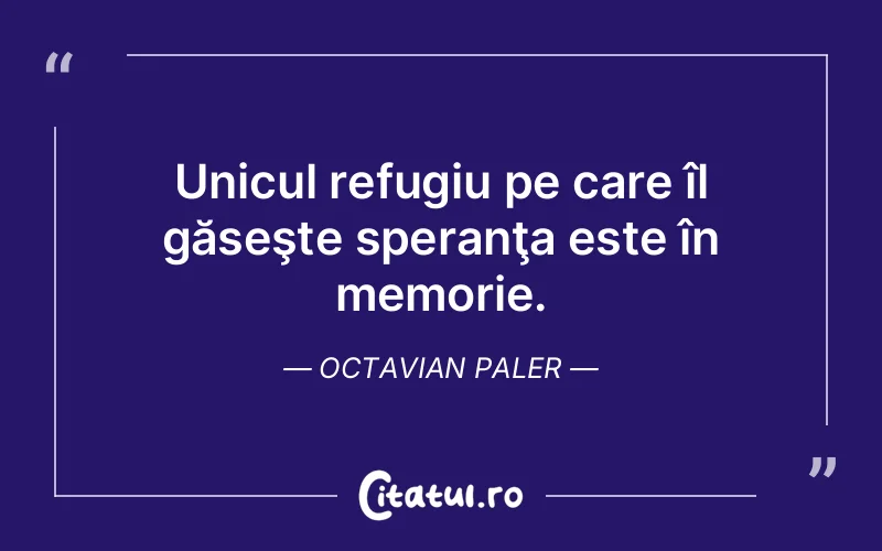 Citat Octavian Paler - citate viata