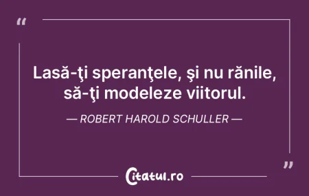Speranța își găsește sensul doar at... Speranța își găsește sensul doar at...