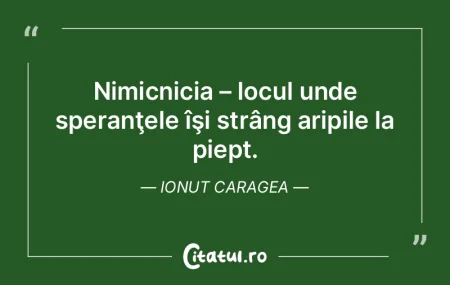 În zadar vei spera că cineva îți va ...