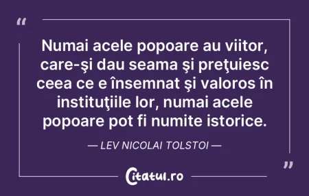 Trebuie să fim un stat de cultură la g... Trebuie să fim un stat de cultură la g...