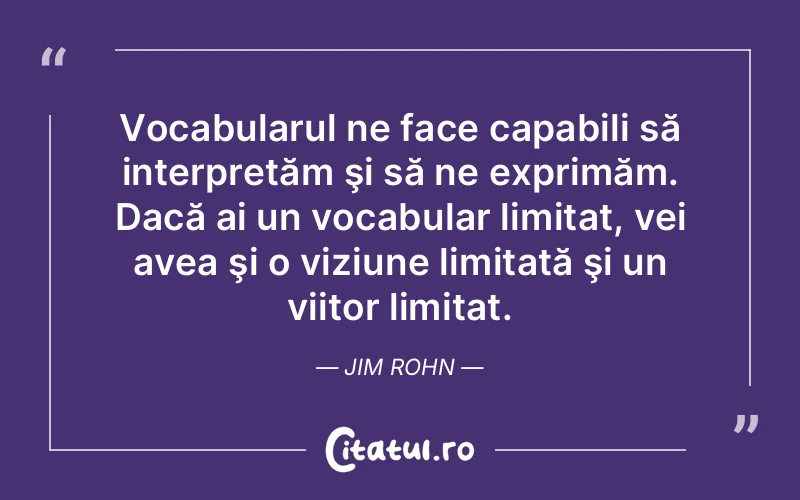 Citat Jim Rohn - citate viata