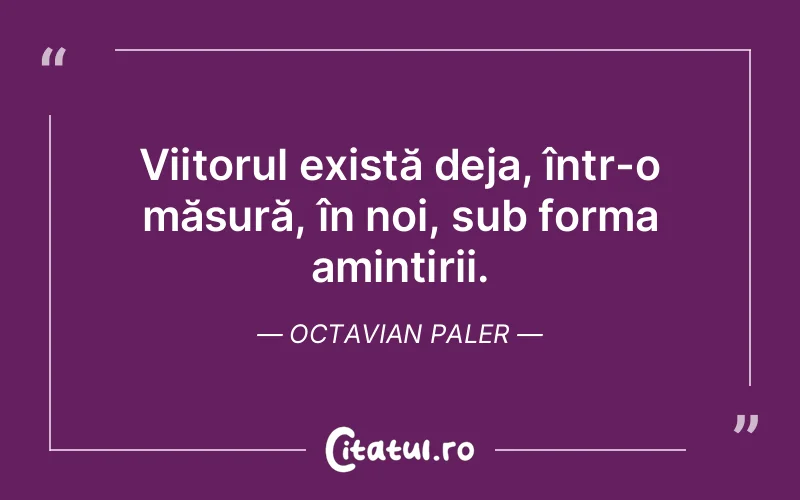 Citat Octavian Paler - citate viata