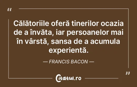 Experiența și învățătura vin cu ti...