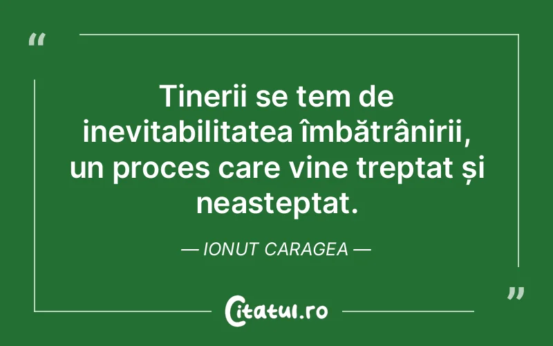 Citat Ionut Caragea - citate viata