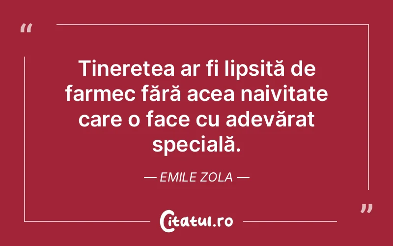 Citat Emile Zola - citate viata