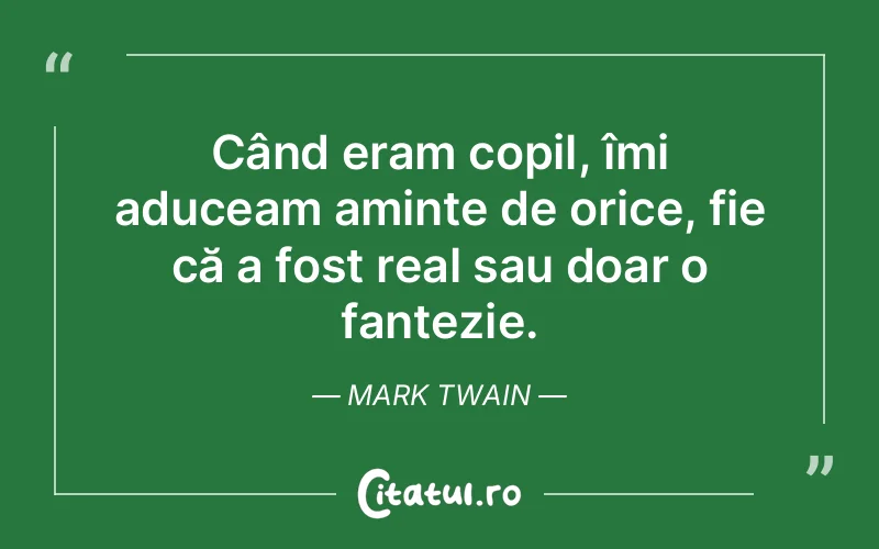 Citat Mark Twain - citate viata