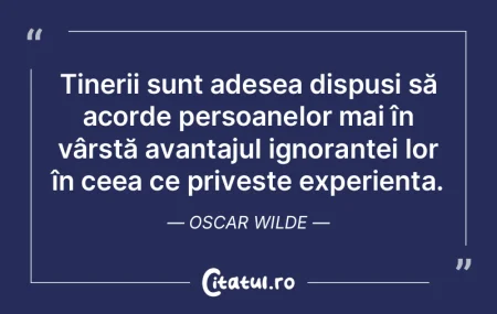 Pentru a redobândi tinerețea, e sufici...