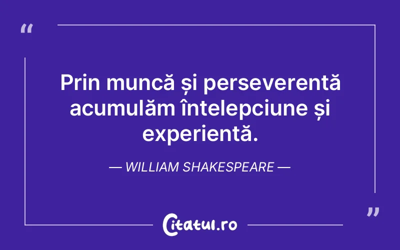 Citat William Shakespeare - citate viata