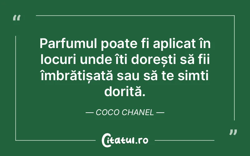 Citat Coco Chanel - citate viata