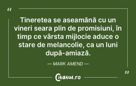 Tinerețea este o forță vibrantă și ... Tinerețea este o forță vibrantă și ...